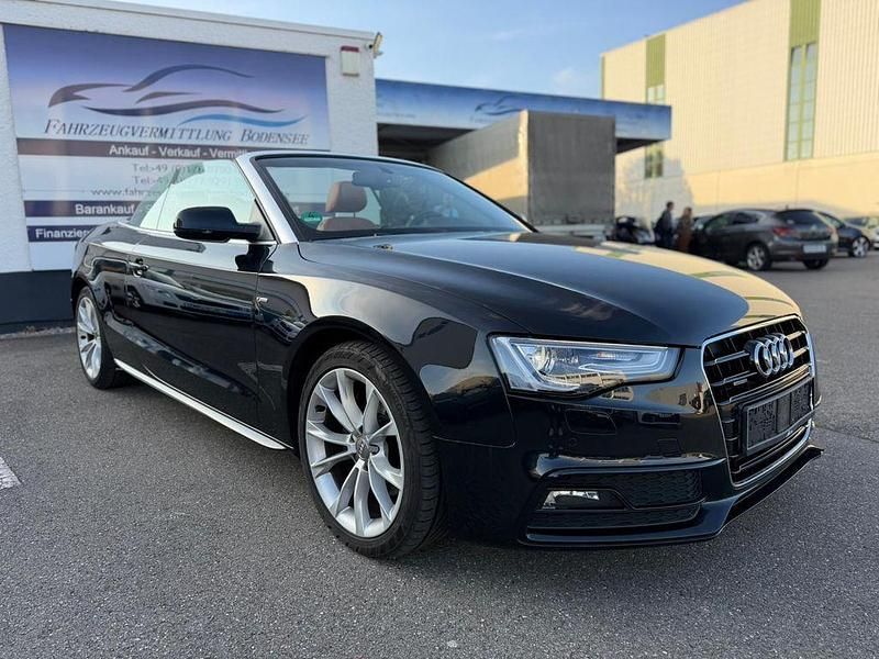 Schwarz Gebraucht 2013 Audi A5 Cabriolet S-Line Cabrio | 18.500 € (Fairer Preis) - Bild 1/4