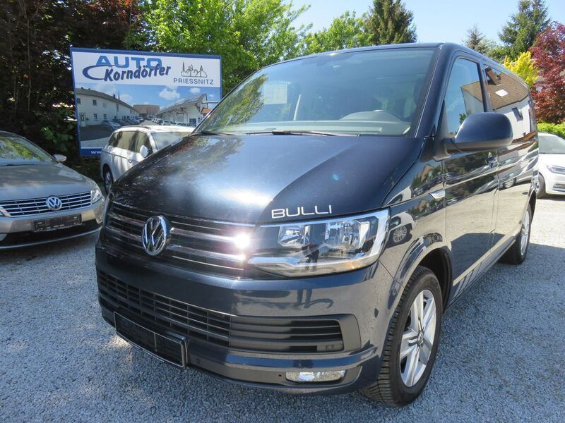 Starlight blue metallic Gebraucht 2015 VW T6 Comfortline Van | 35.950 € (Teuer) - Bild 1/4