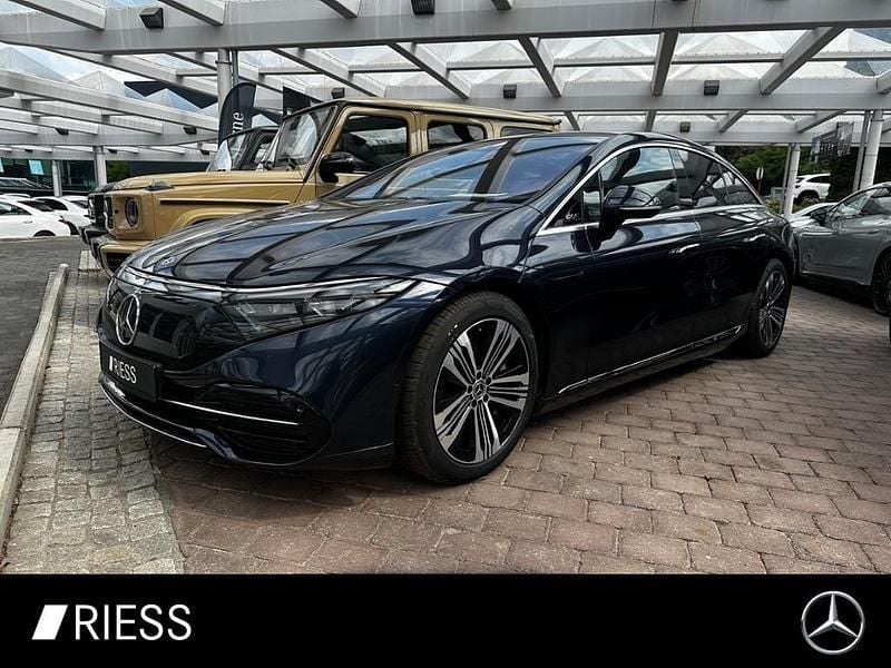 Metalliclack nautikblau Gebraucht 2023 Mercedes EQS450+ Electric Art Limousine | 54.590 € (Fairer Preis) - Bild 1/4
