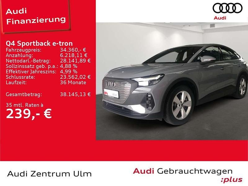 Kieselgrau Gebraucht 2022 Audi Q4 Sportback e-tron SUV | 34.360 € (Fairer Preis) - Bild 1/4