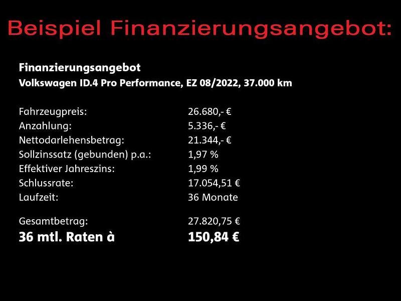 Gebraucht VW ID.4 Pro Performance 150 kW (204 PS) 2022 Weiß SUV