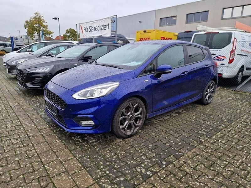 Blau Gebraucht 2018 Ford Fiesta ST-Line Kleinwagen | 12.895 € (Etwas zu teuer) - Bild 1/4