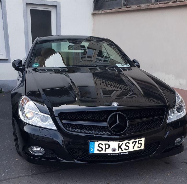 Schwarz Gebraucht 2008 Mercedes SL350 Cabrio | 22.900 € (Superpreis) - Bild 1/4