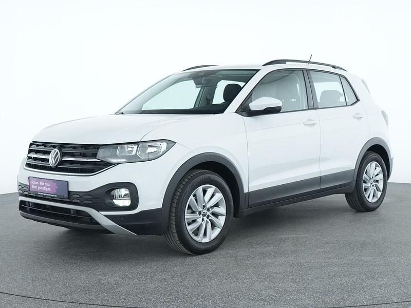 Pure white Gebraucht 2021 VW T-Cross Life SUV | 16.797 € (Guter Preis) - Bild 1/4