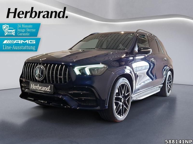 Blau Gebraucht 2021 Mercedes GLE53 AMG AMG SUV | 77.440 € (Fairer Preis) - Bild 1/4
