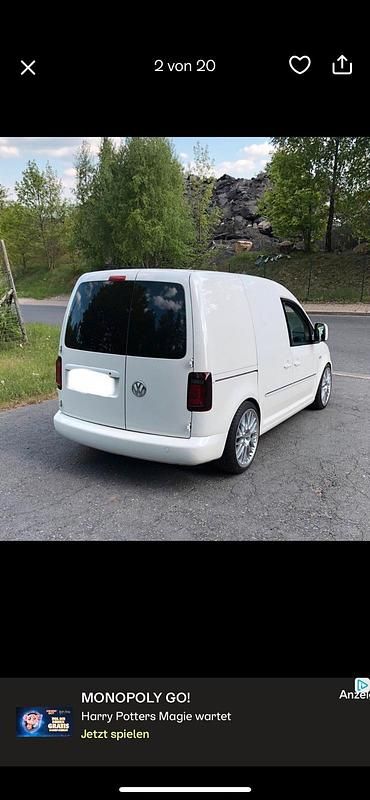 Gebraucht VW Caddy 102 PS (75 kW) 2011 Weiß Van / Kleinbus