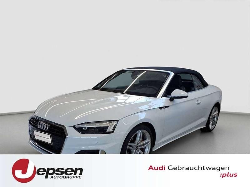 Gletscherweiß metallic Gebraucht 2024 Audi A5 Cabriolet Advanced Plus Cabrio | 49.790 € (Superpreis) - Bild 1/4