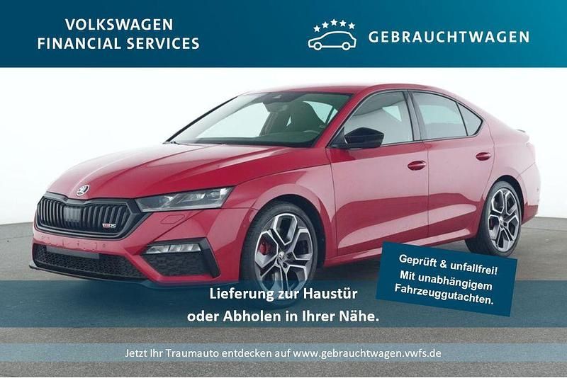 Rot Gebraucht 2021 Skoda Octavia First Edition Limousine | 27.849 € (Guter Preis) - Bild 1/4