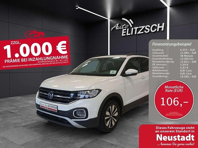 Pure white Gebraucht 2023 VW T-Cross Move SUV | 21.190 € (Fairer Preis) - Bild 1/3