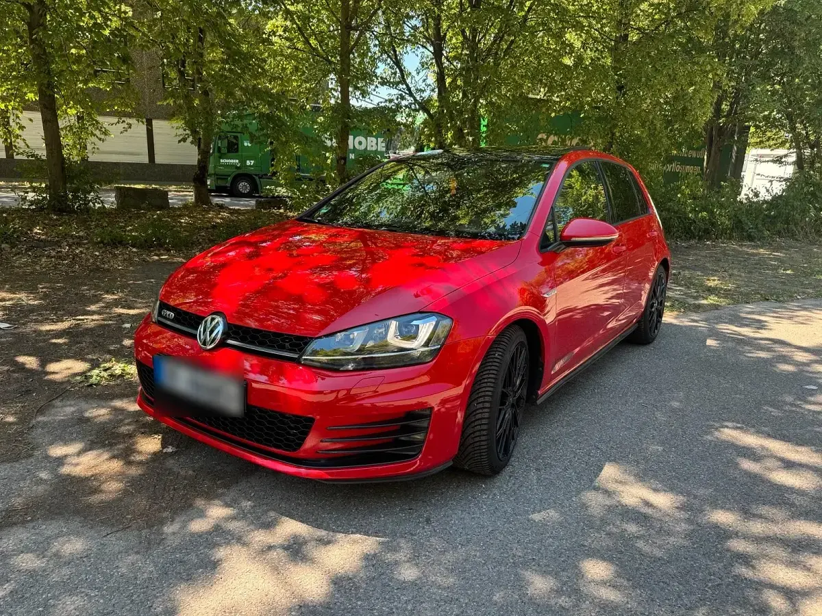 Gebraucht VW Golf VII GTD 184 PS (135 kW) 2014 Rot Limousine