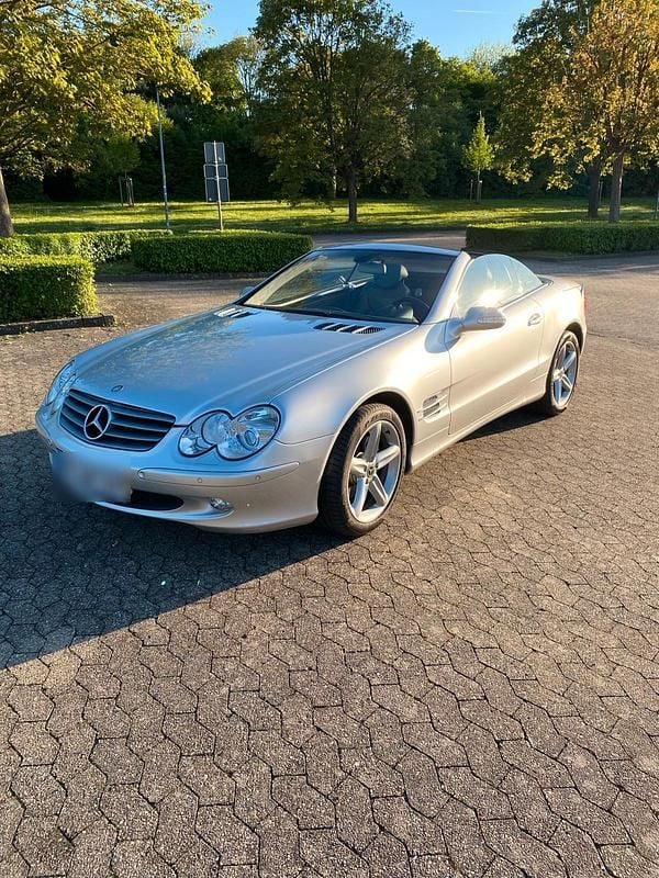 Gebraucht Mercedes SL350 244 PS (179 kW) 2003 Silber Cabrio