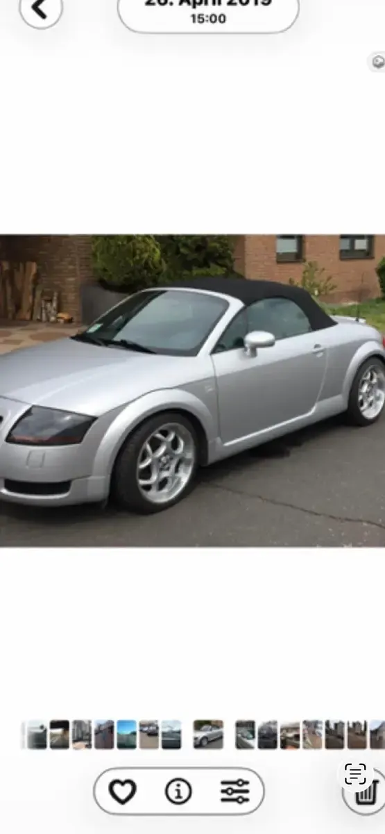 Gebraucht Audi TT Roadster 181 PS (133 kW) 2000 Silber Cabrio
