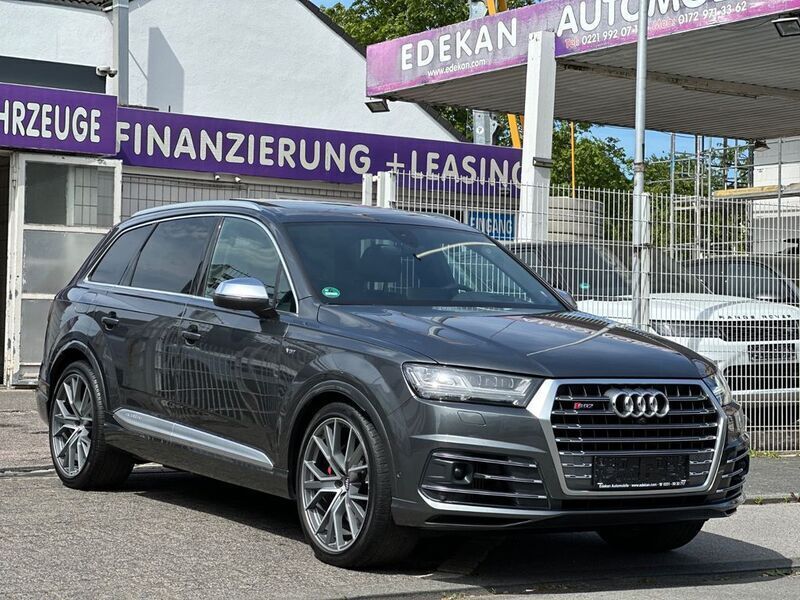 Grau Gebraucht 2018 Audi SQ7 S-Line SUV | 48.900 € (Fairer Preis) - Bild 1/4
