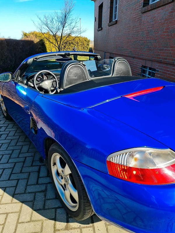 Gebraucht Porsche Boxster 228 PS (167 kW) 2004 Blau Cabrio