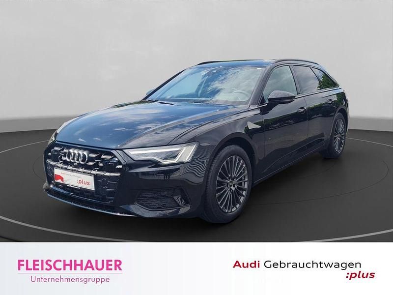 Mythosschwarz metallic Gebraucht 2024 Audi A6 Advanced Plus Kombi | 49.990 € - Bild 1/4