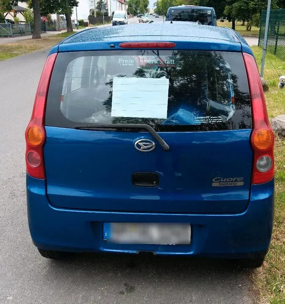 Gebraucht Daihatsu Cuore 58 PS (42 kW) 2007 Blau Kleinwagen