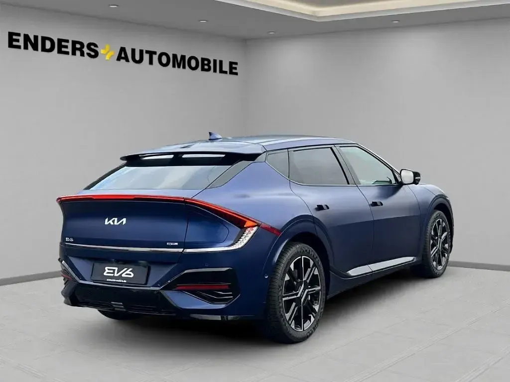 Gebraucht Kia EV6 GT-Line 239 kW (325 PS) 2025 Dum) matte yacht blue (blau SUV