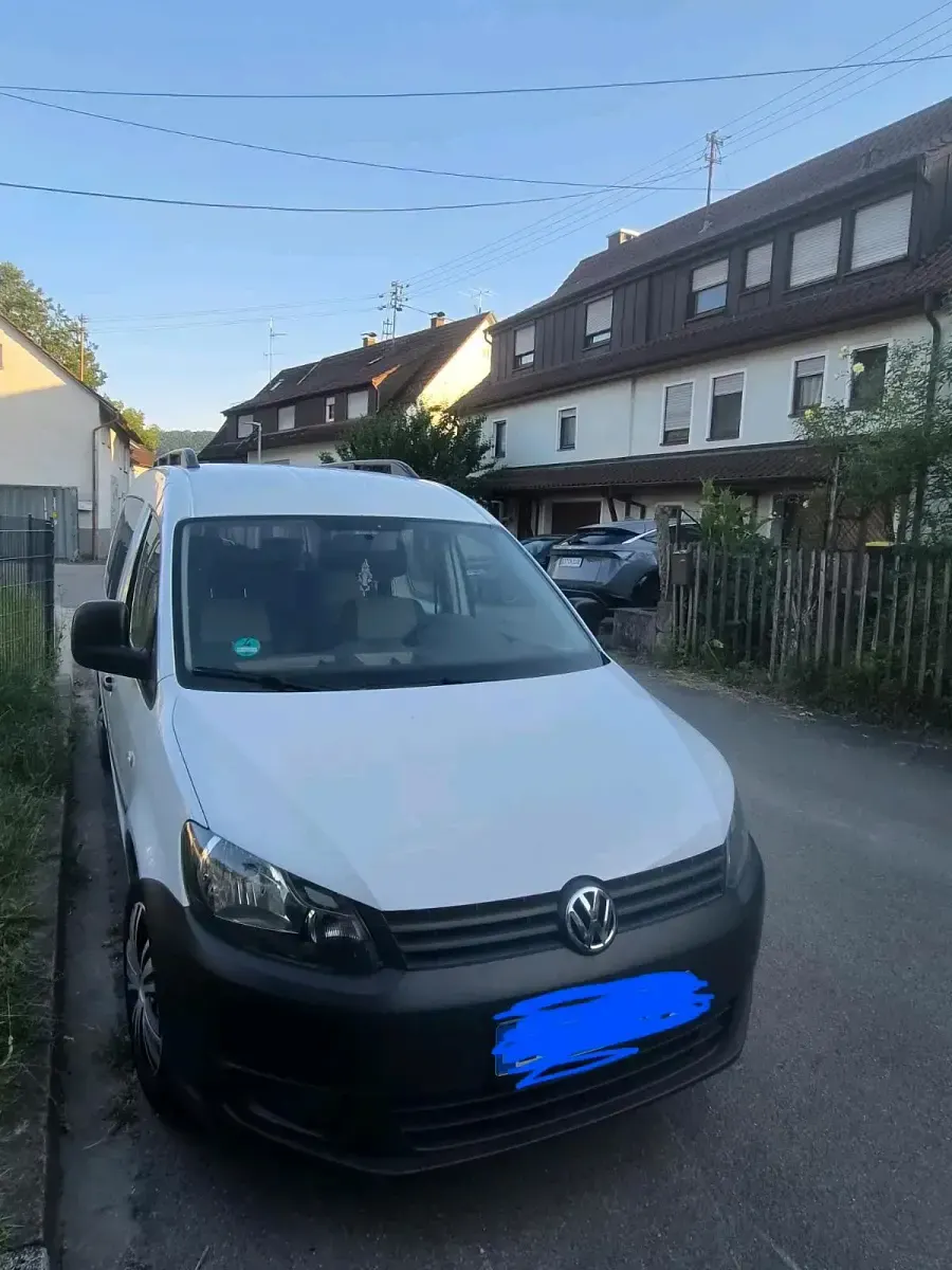 Gebraucht VW Caddy Maxi 105 PS (77 kW) 2012 Weiß Van / Kleinbus
