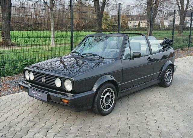 Schwarz metallic Gebraucht 1989 VW Golf Cabriolet Cabrio | 11.500 € - Bild 1/4