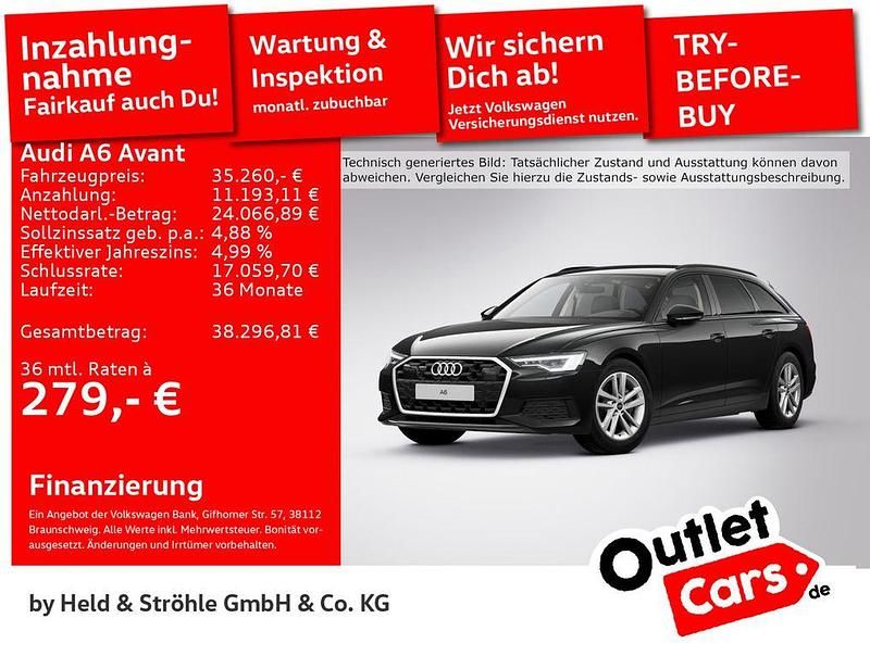 Gebraucht Audi A6 Performance 204 PS (150 kW) 2023 Brillantschwarz Kombi