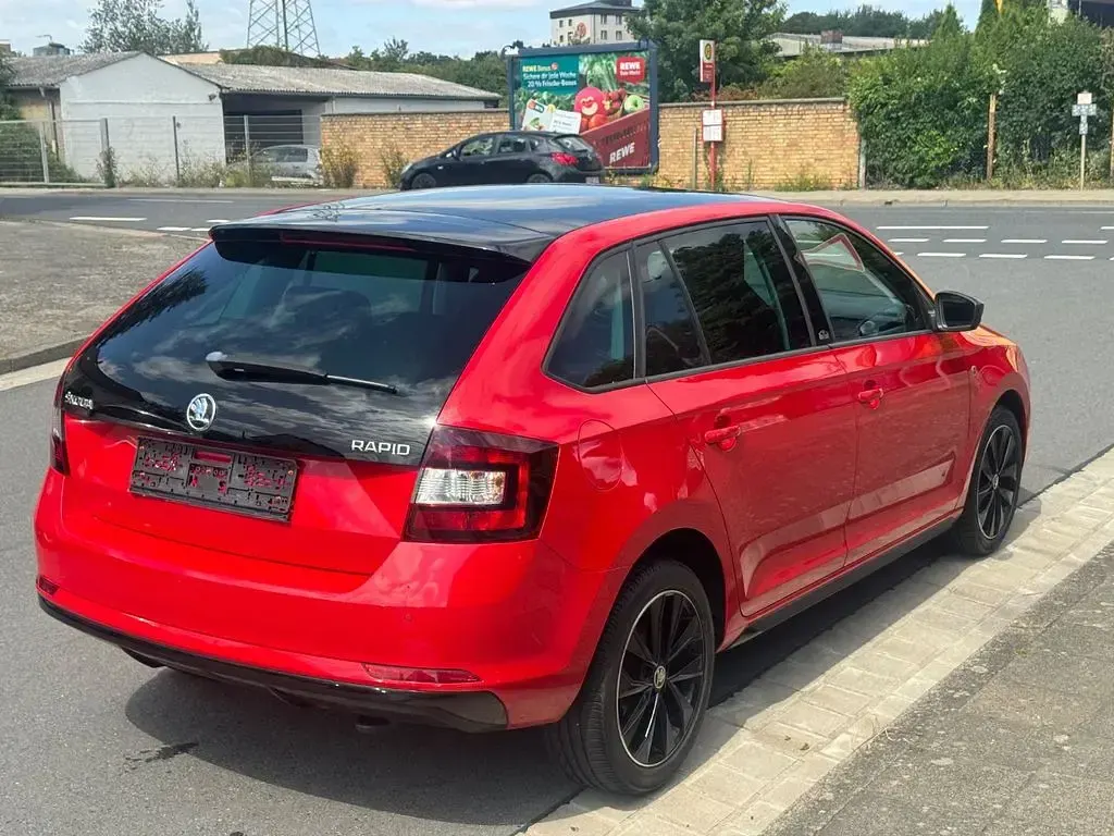 Gebraucht Skoda Rapid Monte Carlo 105 PS (77 kW) 2015 Rot Kleinwagen