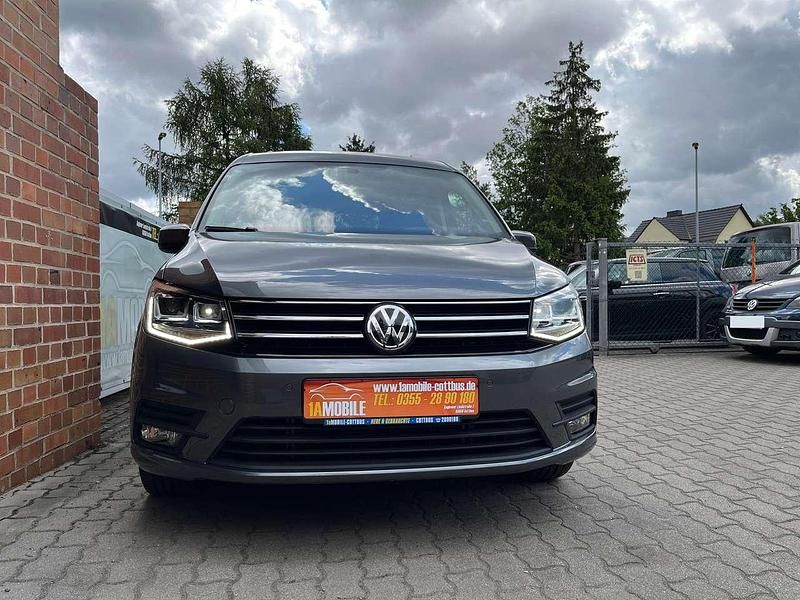 Gebraucht VW Caddy Comfortline 131 PS (96 kW) 2019 Indiumgrau metallic Van / Kleinbus