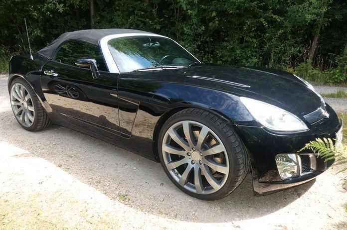 Schwarz Gebraucht 2007 Opel GT Cabrio | 16.000 € (Guter Preis) - Bild 1/4