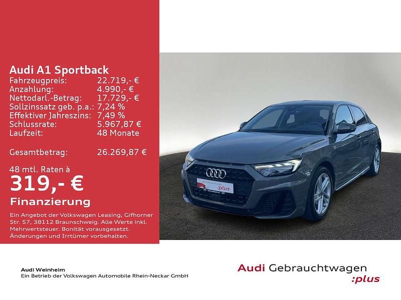 Gebraucht Audi A1 S-Line 150 PS (110 kW) 2022 Chronosgrau metallic SUV