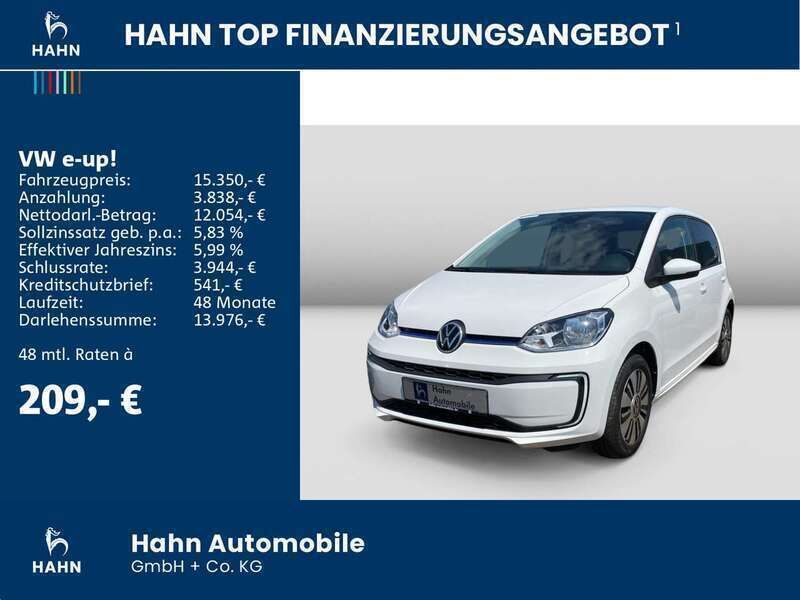 Gebraucht VW e-up! Style 61 kW (83 PS) 2022 Weiß Kleinwagen