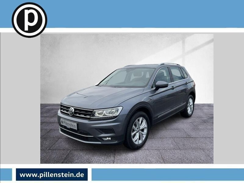 Grau Gebraucht 2019 VW Tiguan Highline SUV | 25.404 € (Superpreis) - Bild 1/4