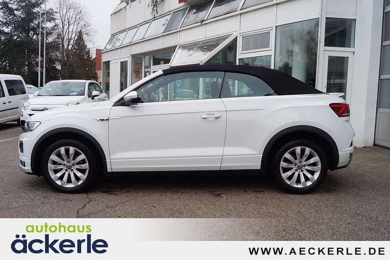 Gebraucht VW T-Roc Cabriolet R-line 150 PS (110 kW) 2021 Pure white Cabrio