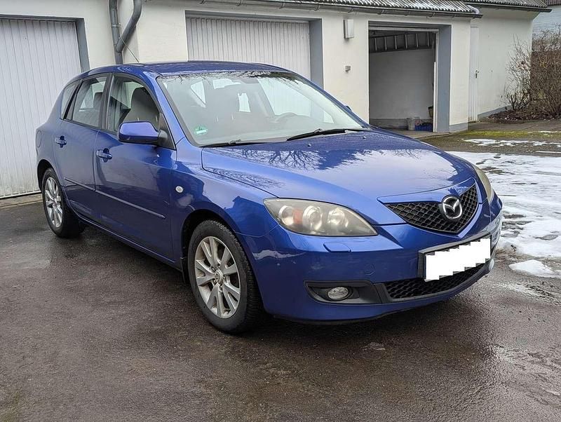 Blau Gebraucht 2008 Mazda 3 Inclusive Limousine | 2.222 € (Guter Preis) - Bild 1/4