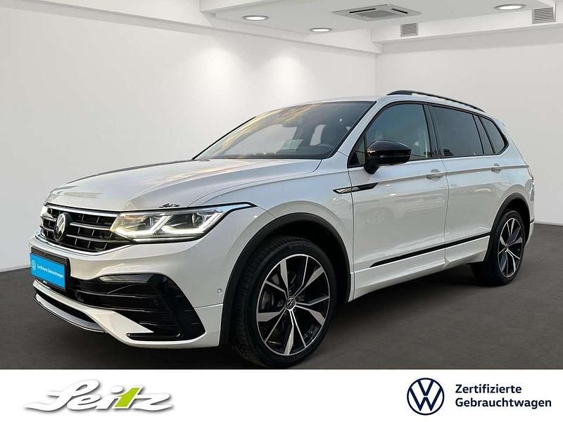 Oryxweiß perlmutteffekt Gebraucht 2023 VW Tiguan Allspace R-line SUV | 43.799 € (Etwas zu teuer) - Bild 1/3