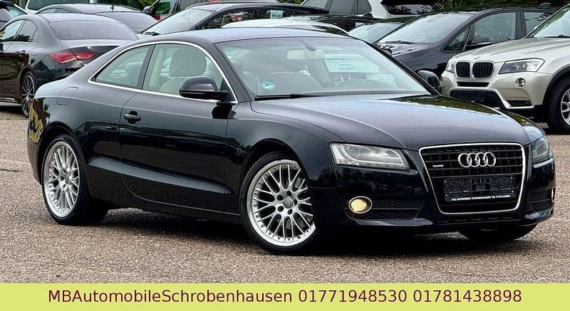 Schwarz Gebraucht 2008 Audi A5 S-Line Coupé | 8.999 € (Guter Preis) - Bild 1/4