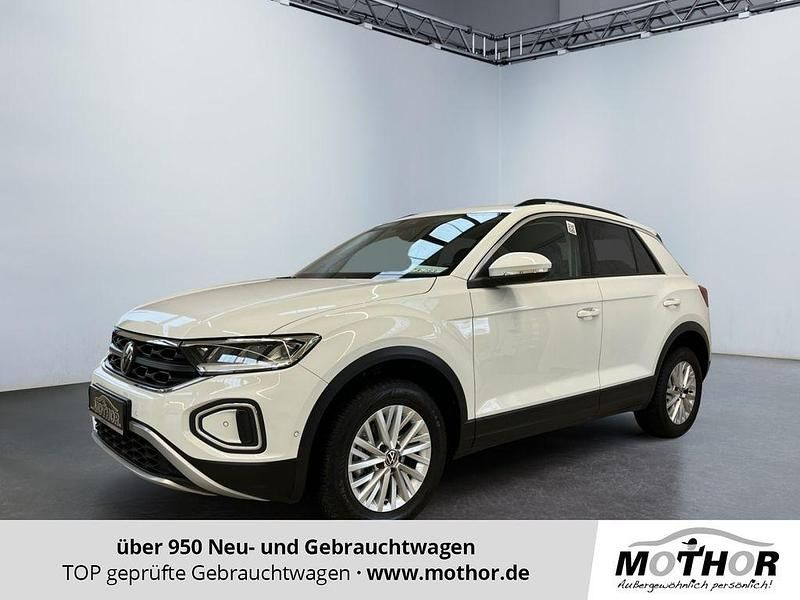 Pure white Gebraucht 2023 VW T-Roc Life SUV | 20.290 € (Guter Preis) - Bild 1/4