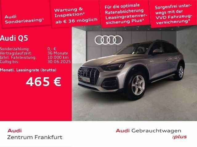 Florettsilber metallic Gebraucht 2024 Audi Q5 Ambiente SUV | 49.848 € (Etwas zu teuer) - Bild 1/2