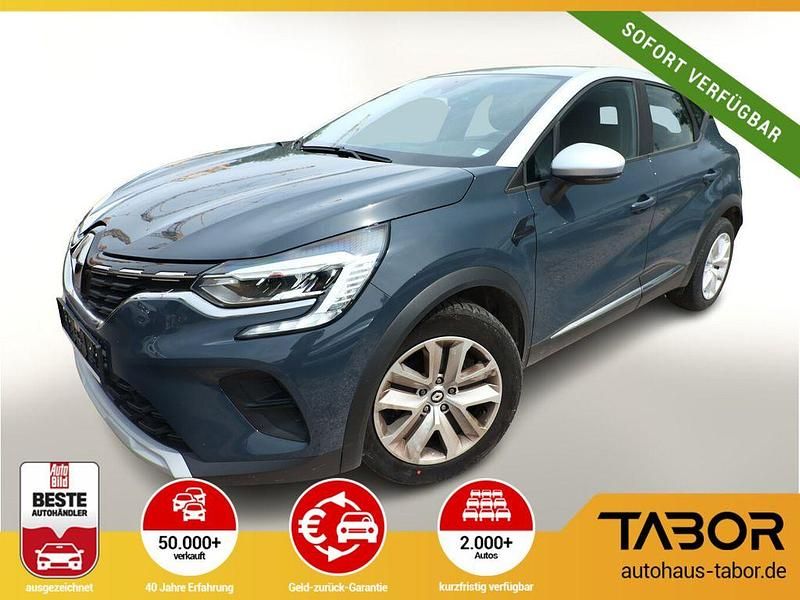 Blau Gebraucht 2021 Renault Captur Experience SUV | 14.988 € (Fairer Preis) - Bild 1/4