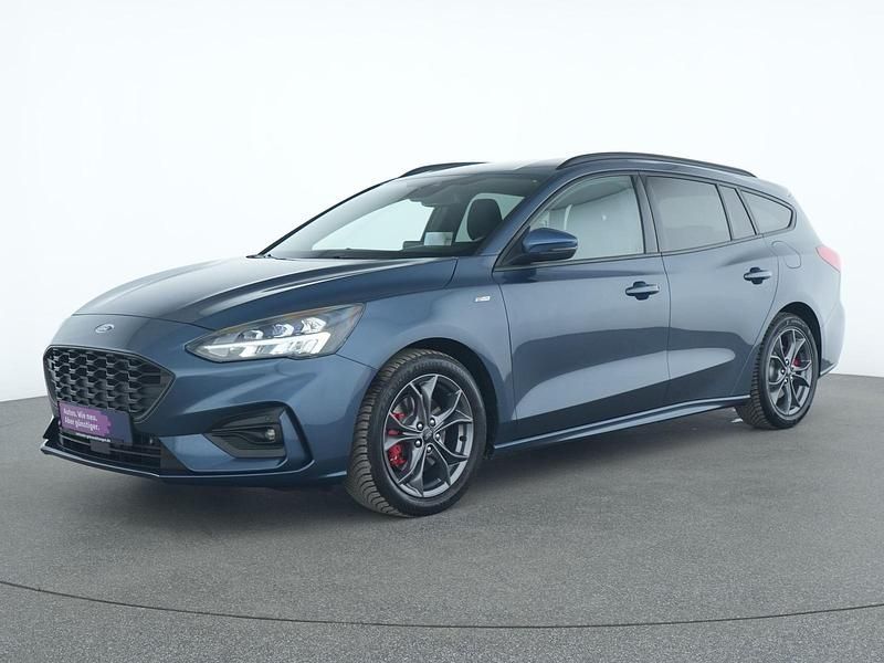 Gebraucht Ford Focus ST-Line 125 PS (91 kW) 2021 Blau Kombi