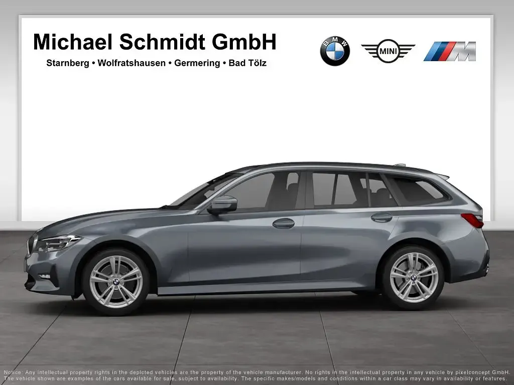 Gebraucht BMW 320 Advantage 204 PS (150 kW) 2021 Mineralgrau Kombi