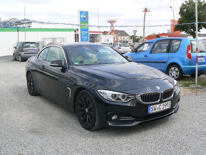 Schwarz Gebraucht 2015 BMW 428 Luxury Line Cabrio | 14.790 € (Guter Preis) - Bild 1/4