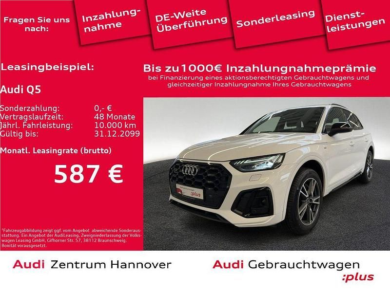 T9 ibisweiß Gebraucht 2022 Audi Q5 S-Line SUV | 36.900 € (Guter Preis) - Bild 1/4