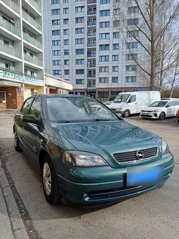 Gebraucht Opel Astra 101 PS (74 kW) 2003 Grün Kleinwagen