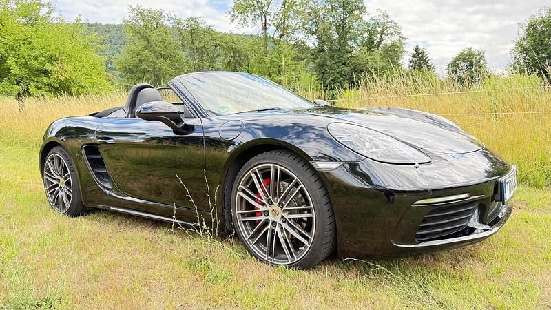 Schwarz Gebraucht 2017 Porsche Boxster S Cabrio | 54.900 € (Fairer Preis) - Bild 1/4