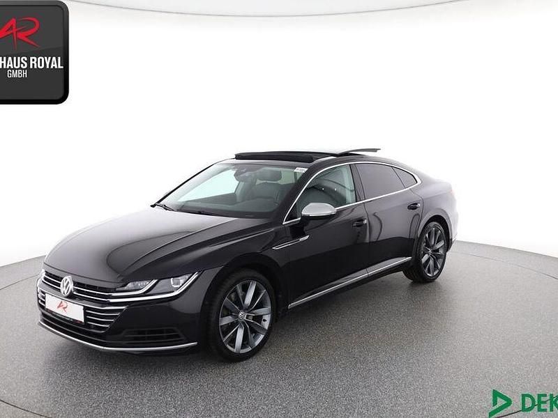 Schwarz (metallic) Gebraucht 2017 VW Arteon R-line Kombi | 27.780 € (Fairer Preis) - Bild 1/4