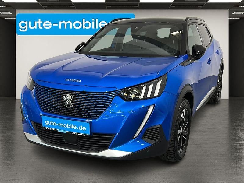 Blau Gebraucht 2023 Peugeot e-2008 GTi SUV | 21.490 € (Fairer Preis) - Bild 1/4