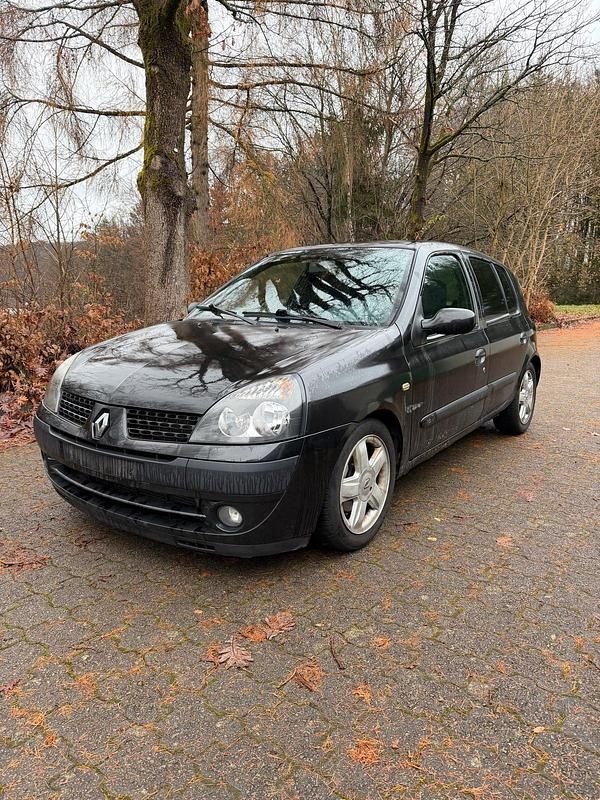 Schwarz Gebraucht 2003 Renault Clio II Kleinwagen | 950 € (Guter Preis) - Bild 1/4
