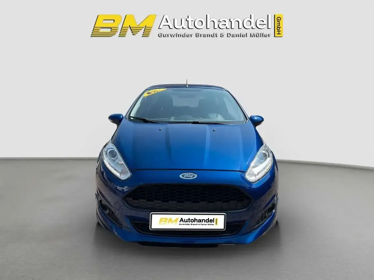 Gebraucht Ford Fiesta ST-Line 125 PS (91 kW) 2015 Blau Kleinwagen