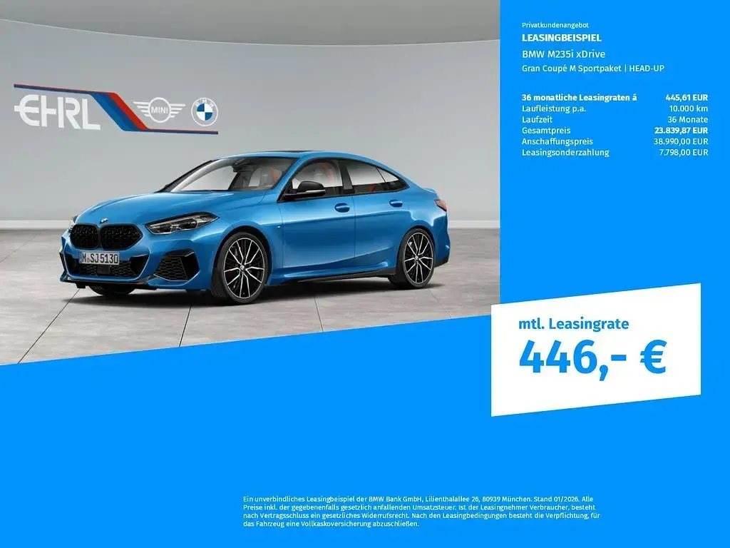 Gebraucht BMW M235 M Sport 306 PS (225 kW) 2023 Blau Coupé