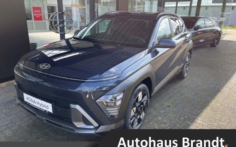 Dunkelblau Gebraucht 2023 Hyundai Kona Prime SUV | 33.990 € (Etwas zu teuer) - Bild 1/4