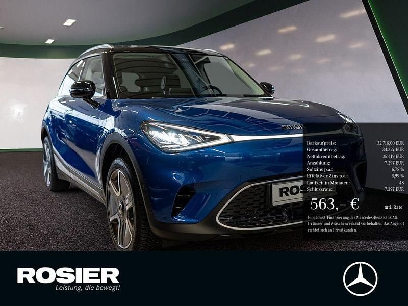 Blau Gebraucht 2024 Smart #1 Brabus SUV | 32.716 € (Superpreis) - Bild 1/4
